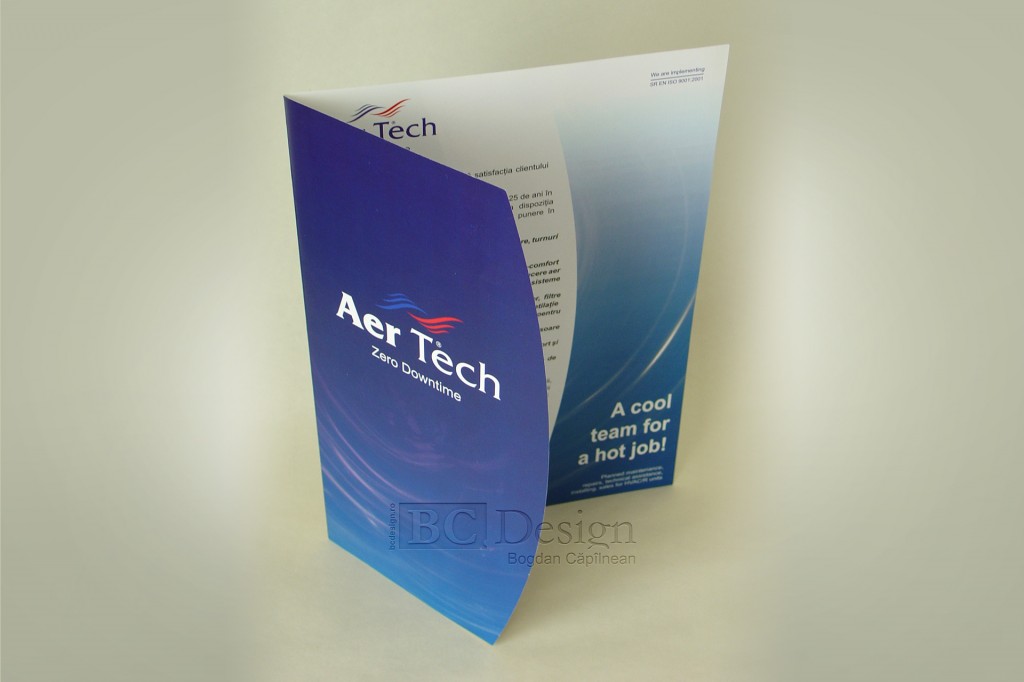 design brosura Aer Tech